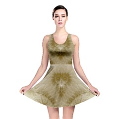 Fractal Abstract Pattern Background Reversible Skater Dress