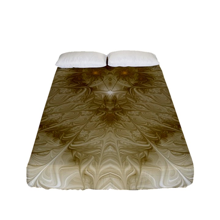 Fractal Abstract Pattern Background Fitted Sheet (Full/ Double Size)