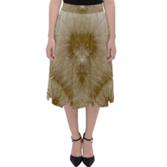 Fractal Abstract Pattern Background Classic Midi Skirt