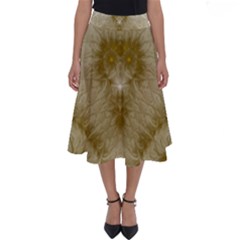 Fractal Abstract Pattern Background Perfect Length Midi Skirt