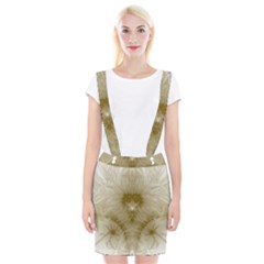 Fractal Abstract Pattern Background Braces Suspender Skirt