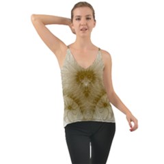 Fractal Abstract Pattern Background Chiffon Cami