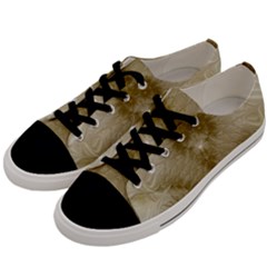 Fractal Abstract Pattern Background Men s Low Top Canvas Sneakers