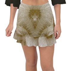 Fractal Abstract Pattern Background Fishtail Mini Chiffon Skirt