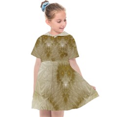 Fractal Abstract Pattern Background Kids  Sailor Dress