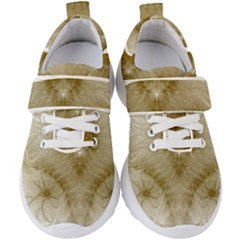 Fractal Abstract Pattern Background Kids  Velcro Strap Shoes