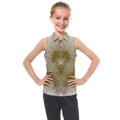 Fractal Abstract Pattern Background Kids  Sleeveless Polo Tee