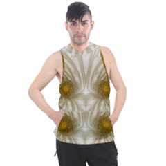 Fractal Fantasy Background Pattern Men s Sleeveless Hoodie