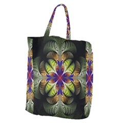 Fractal Flower Fantasy Design Giant Grocery Tote by Wegoenart