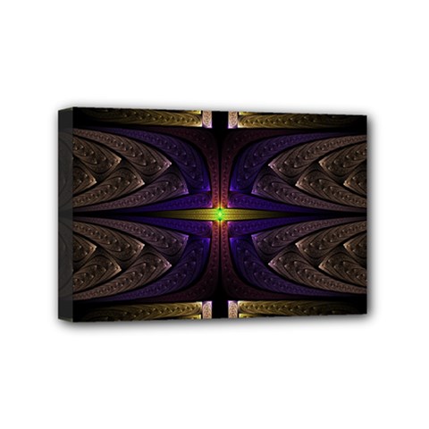 Fractal Fantasy Design Texture Mini Canvas 6  X 4  (stretched) by Wegoenart