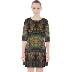 Fractal Fantasy Mystic Design Pocket Dress by Wegoenart