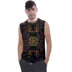 Fractal Fantasy Mystic Design Men s Regular Tank Top