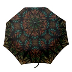 Fractal Fantasy Design Texture Folding Umbrellas