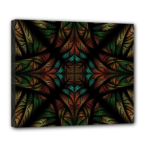 Fractal Fantasy Design Texture Deluxe Canvas 24  x 20  (Stretched)