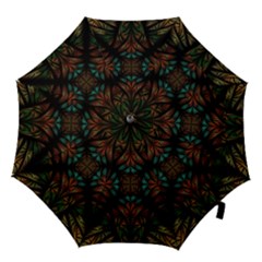 Fractal Fantasy Design Texture Hook Handle Umbrellas (Small)
