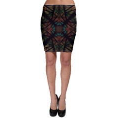 Fractal Fantasy Design Texture Bodycon Skirt