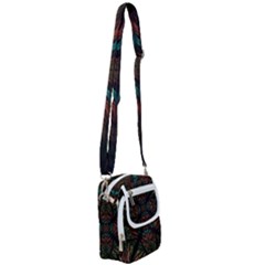 Fractal Fantasy Design Texture Shoulder Strap Belt Bag
