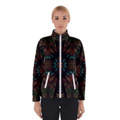 Fractal Fantasy Design Texture Winter Jacket