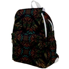 Fractal Fantasy Design Texture Top Flap Backpack