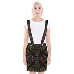 Fractal Fantasy Design Texture Braces Suspender Skirt