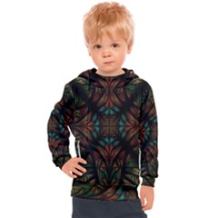Fractal Fantasy Design Texture Kids  Hooded Pullover