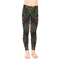 Fractal Fantasy Design Texture Kids  Leggings