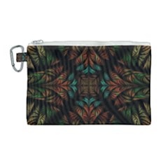 Fractal Fantasy Design Texture Canvas Cosmetic Bag (Large)