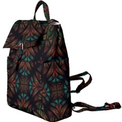 Fractal Fantasy Design Texture Buckle Everyday Backpack