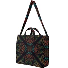 Fractal Fantasy Design Texture Square Shoulder Tote Bag