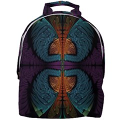 Art Abstract Fractal Pattern Mini Full Print Backpack by Wegoenart