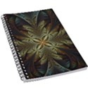 Fractal Art Abstract Pattern 5.5  x 8.5  Notebook View1