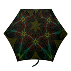 Fractal Art Abstract Pattern Mini Folding Umbrellas by Wegoenart