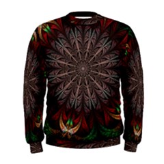 Fractal Flower Fantasy Floral Men s Sweatshirt