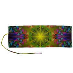 Fractal Abstract Background Pattern Roll Up Canvas Pencil Holder (m)