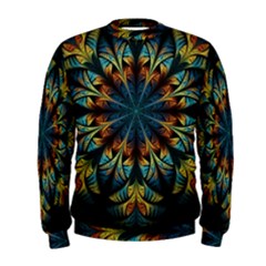 Fractal Flower Fantasy Floral Men s Sweatshirt