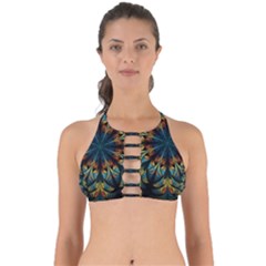Fractal Flower Fantasy Floral Perfectly Cut Out Bikini Top