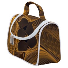 Fractal Design Background Pattern Satchel Handbag