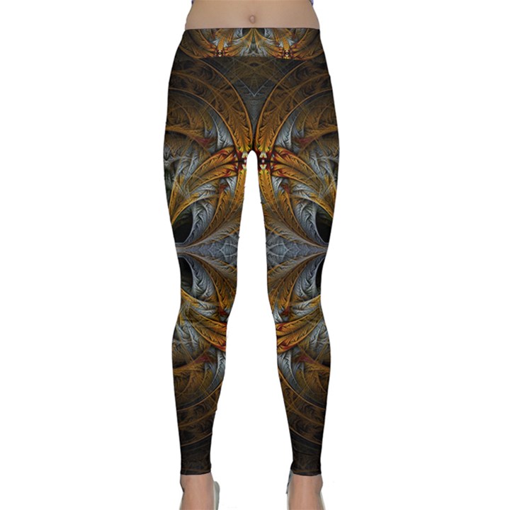 Fractal Art Abstract Pattern Classic Yoga Leggings