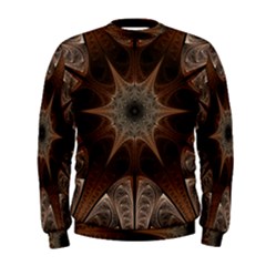 Fractal Abstract Star Pattern Men s Sweatshirt by Wegoenart