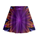 Art Abstract Fractal Pattern Mini Flare Skirt View1