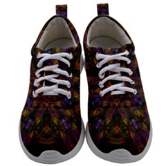 Fractal Abstract Background Pattern Mens Athletic Shoes