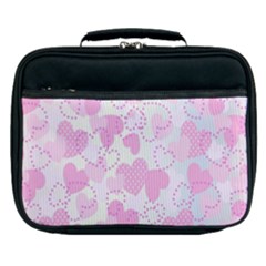 Valentine Background Hearts Bokeh Lunch Bag by Nexatart