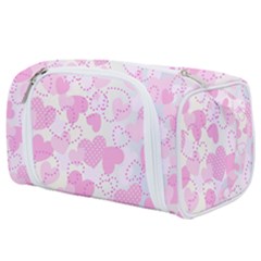 Valentine Background Hearts Bokeh Toiletries Pouch by Nexatart