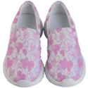 Valentine Background Hearts Bokeh Kids Lightweight Slip Ons View1