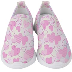 Valentine Background Hearts Bokeh Kids  Slip On Sneakers