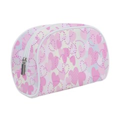 Valentine Background Hearts Bokeh Makeup Case (small) by Nexatart