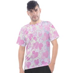 Valentine Background Hearts Bokeh Men s Sport Top