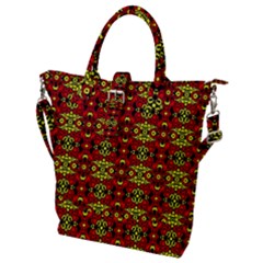 Rby-c-5-3 Buckle Top Tote Bag by ArtworkByPatrick