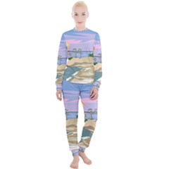 Vacation Island Sunset Sunrise Women s Lounge Set