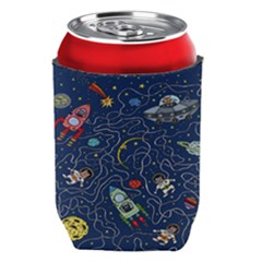 Cat Cosmos Cosmonaut Rocket Can Holder by Wegoenart